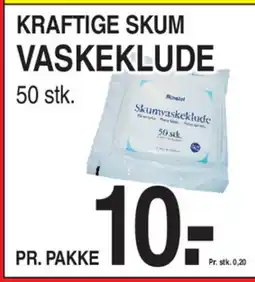 ABC Lavpris Kraftige skum vaskeklude tilbud