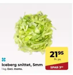 Dagrofa Food Service Iceberg snittet, 5mm tilbud