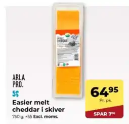 Dagrofa Food Service Easier melt cheddar i skiver tilbud