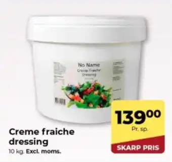 Creme fraiche dressing