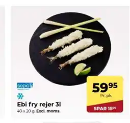 Dagrofa Food Service Ebi fry rejer 31 Excl. moms. tilbud