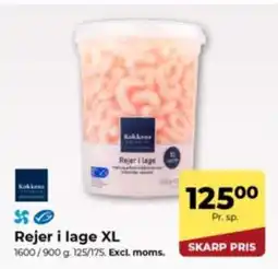 Dagrofa Food Service Rejer i lage XL tilbud