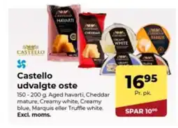 Dagrofa Food Service Castello udvalgte oste tilbud