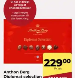 Dagrofa Food Service Anthon Berg Diplomat selection tilbud
