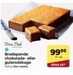 Dagrofa Food Service Dina Food * Bradepande chokolade- eller gulerodskage tilbud