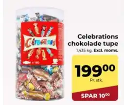 Dagrofa Food Service chokolade tupe Excl. moms. tilbud