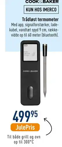 Imerco Trådløst termometer, DKK 499.95 tilbud