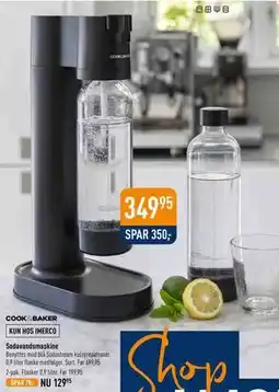 Imerco Sodavandsmaskine, DKK 349.95 tilbud