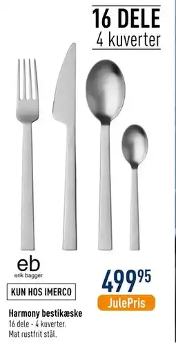 Imerco Harmony bestikæske, DKK 499.95 tilbud