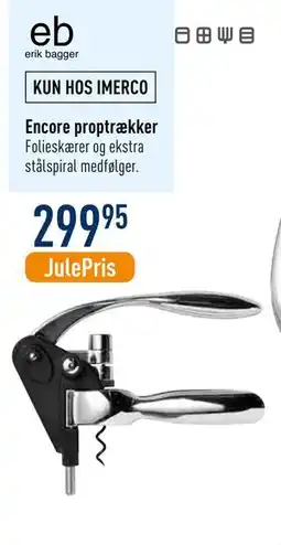 Imerco Encore proptrækker, DKK 299.95 tilbud