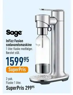 Imerco InFizz Fusion sodavandsmaskine, DKK 1599.95 tilbud