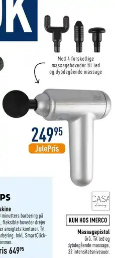 Imerco Massagepistol, DKK 249.95 tilbud