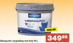 Bauhaus Swingcolor vægmaling mat hvid tilbud