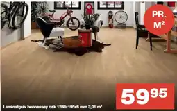 Bauhaus Laminatgulv hennessey oak tilbud