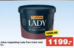 Bauhaus Jotun vægmaling lady pure color hvid tilbud