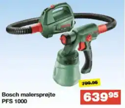 Bauhaus 15995 Bosch malersprøjte PFS 1000 tilbud