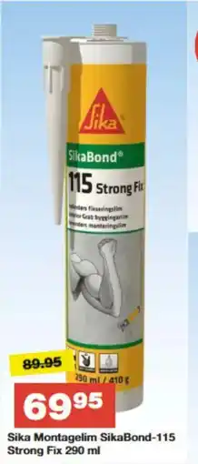 Bauhaus Sika Montagelim SikaBond-115 Strong Fix tilbud