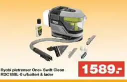 Bauhaus Ryobi pletrenser One+ Swift Clean RDC18BL-0 u/batteri & lader tilbud