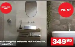 Bauhaus Gulv-/vægflise wellstone moka tilbud