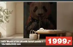 Bauhaus InEx World of Art akustik lamel panda 1 tilbud
