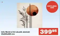 Bauhaus Inex world of art akustik abstrakt tilbud