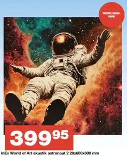 Bauhaus Inex world of art akustik astronaut 2 tilbud