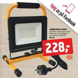 jem & fix ARBEJDSLAMPE, DKK 228 tilbud