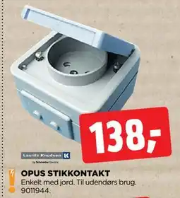 jem & fix OPUS STIKKONTAKT, DKK 138 tilbud