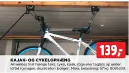 jem & fix KAJAK- OG CYKELOPHÆNG, DKK 139 tilbud
