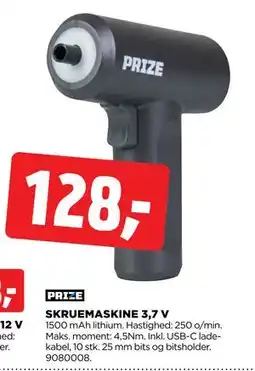 jem & fix SKRUEMASKINE 3,7 V, DKK 128 tilbud