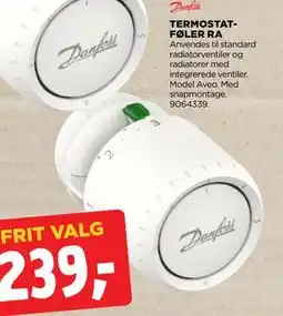 jem & fix TERMOSTATFØLER RA, DKK 239 tilbud