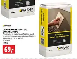 jem & fix CEMPEXO BETON- OG SOKKELPUDS, DKK 69 tilbud