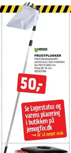 jem & fix FRUGTPLUKKER, DKK 50 tilbud