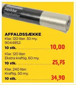 jem & fix AFFALDSSÆKKE tilbud