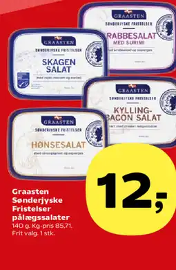Kvickly Graasten Sønderjyske Fristelser pålægssalater tilbud