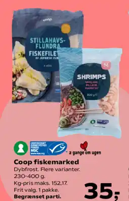 Kvickly Coop fiskemarked tilbud