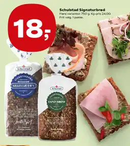 Kvickly Schulstad Signaturbrød tilbud