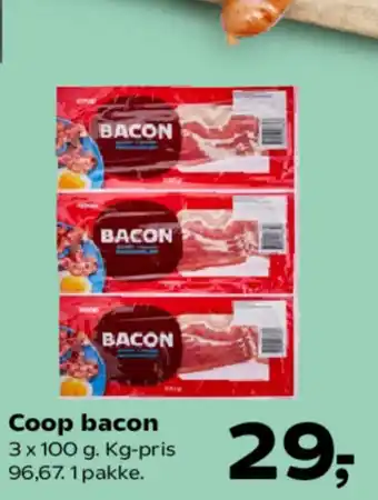 Kvickly Coop bacon tilbud