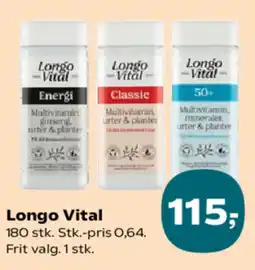 Kvickly Longo -Vital tilbud