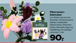 Kvickly Piberenser- blomster tilbud