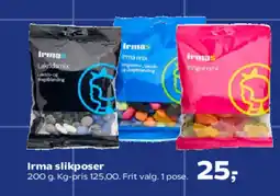 Kvickly Irma slikposer tilbud