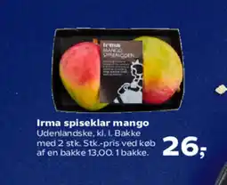 Kvickly Irma spiseklar mango tilbud