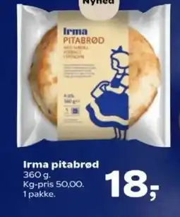 SuperBrugsen Irma pitabrød tilbud