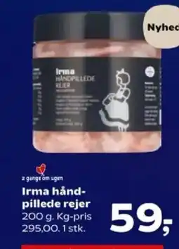 SuperBrugsen Irma hånd- pillede rejer tilbud