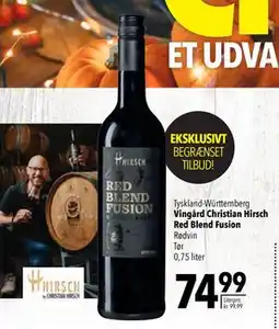 Citti Vingård Christian Hirsch Red Blend Fusion, DKK 74.99 tilbud