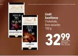 Citti Lindt Excellence, DKK 32.99 tilbud