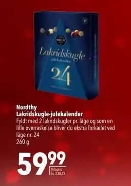 Citti Nordthy Lakridskugle-julekalender, DKK 59.99 tilbud