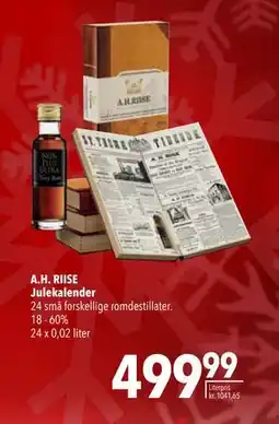 Citti A.H. RIISE Julekalender, DKK 499.99 tilbud