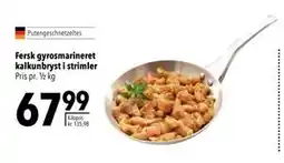 Citti Fersk gyrosmarineret kalkunbryst i strimler, DKK 67.99 tilbud