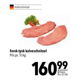 Citti Fersk tysk kalveschnitzel, DKK 160.99 tilbud